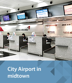 City Airport in midtown