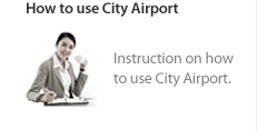 How to use City Airport | Instruction on how to use City Airport.